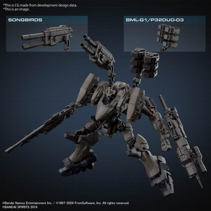 Armored Core VI: Fires of Rubicon RaD CC-2000 Orbiter Nightfall Model Kit - Bandai Spirits - 30 Minutes Missions