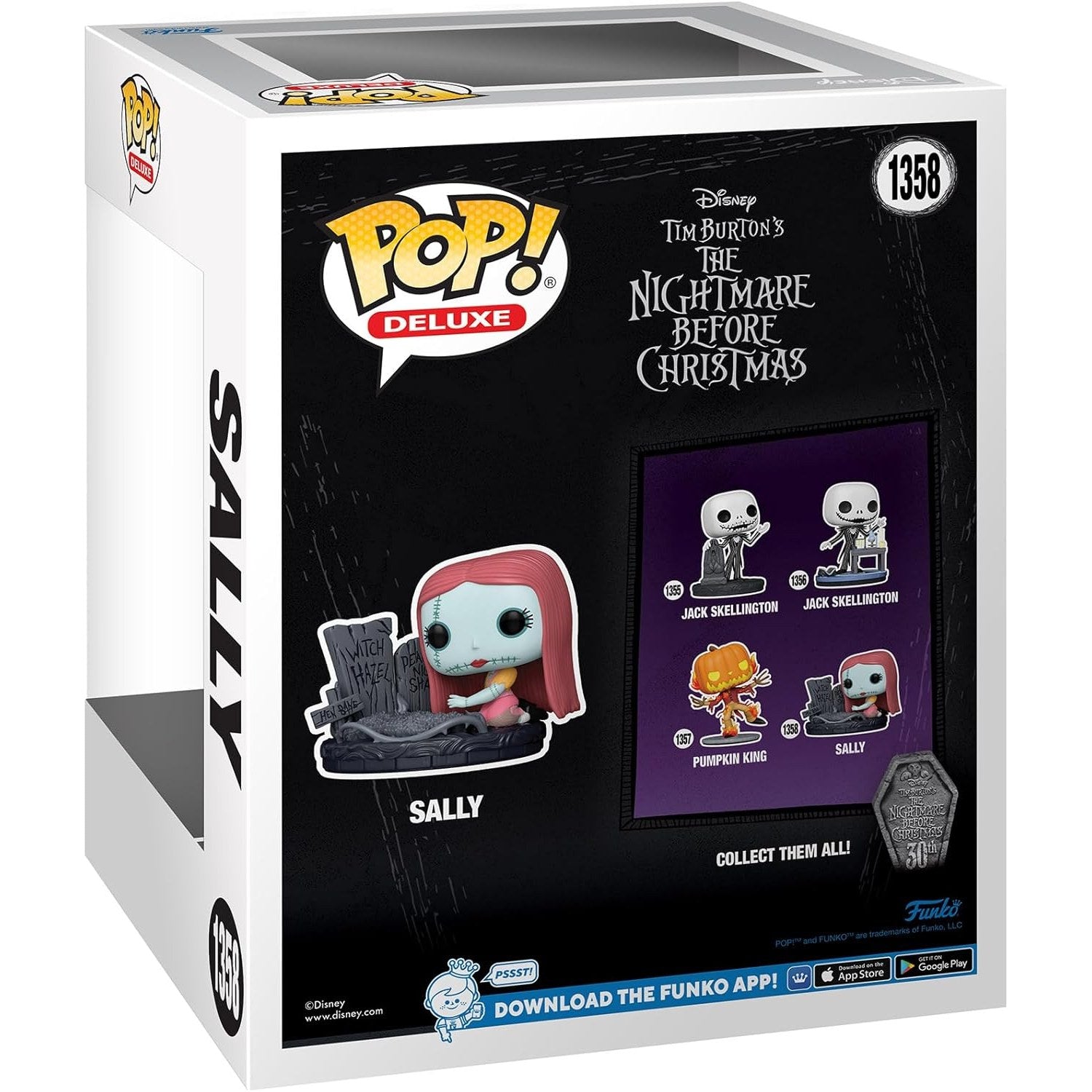The Nightmare Before Christmas 30th Anniversary Sally Gravestone Funko Pop! Deluxe #1358