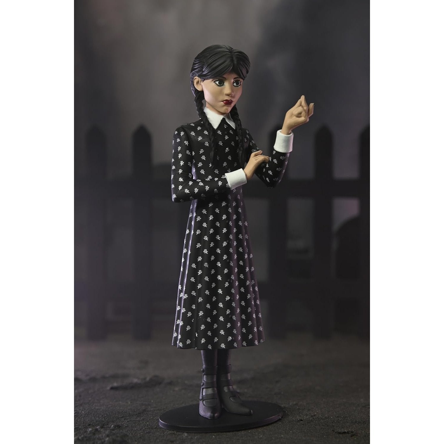 The Addams Family Wednesday Addams Classic Dress Figure - NECA - Toony Terrors