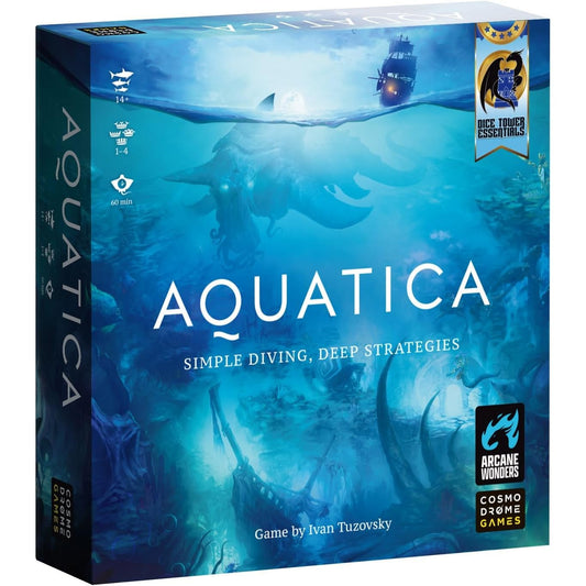 Aquatica Diving Strategy Board Game - Arcane Wonders