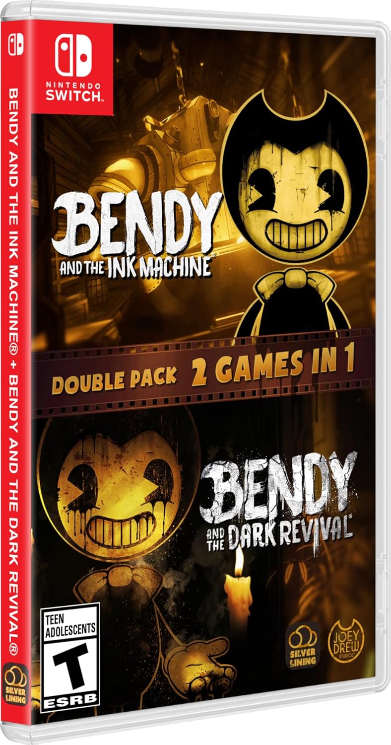Bendy Double Pack (Bendy and the Ink Machine + Bendy and the Dark Revival) - Nintendo Switch - Silver Lining Interactive