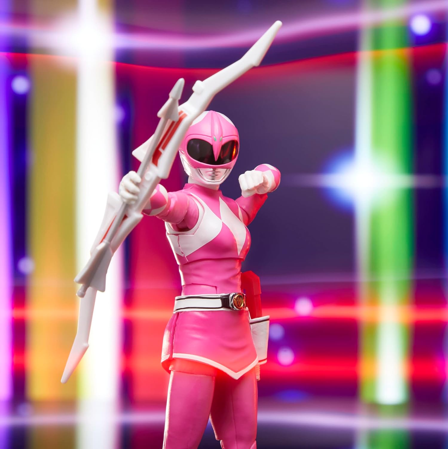 Power Rangers Mighty Morphin Pink Ranger 6" Deluxe Action Figure - Hasbo Lightning Collection