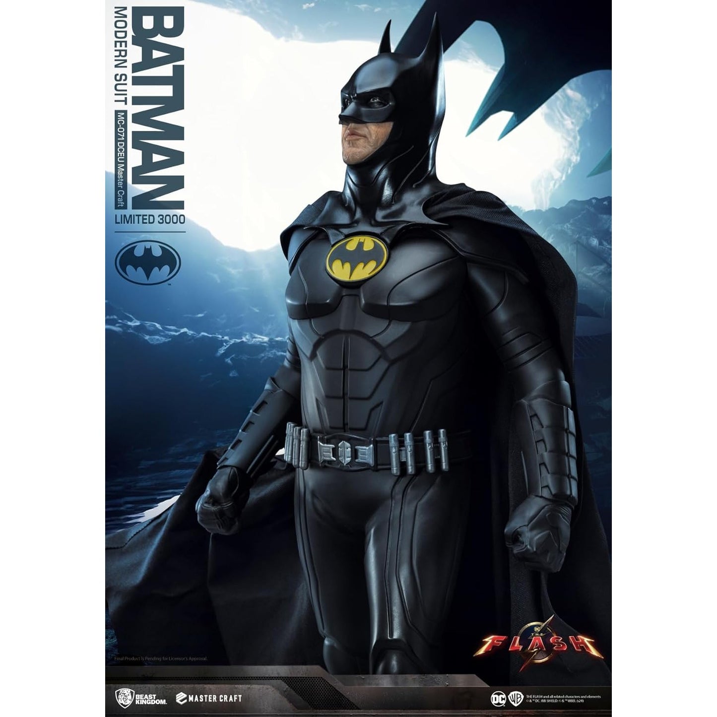 The Flash 2023 Batman Modern Suit Limited Edition Statue - Beast Kingdom - Master Craft MC-071