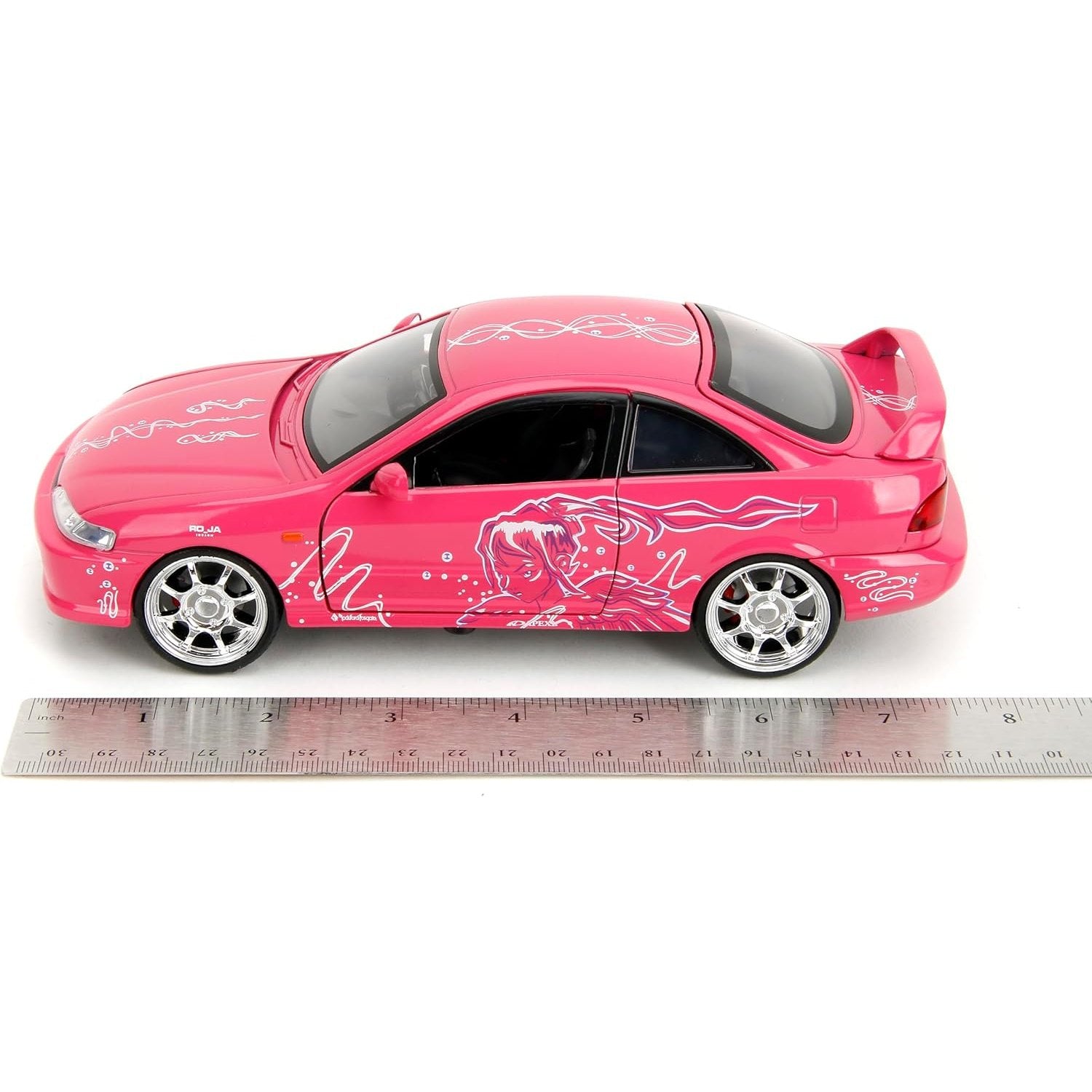 Fast & Furious 1995 Honda Integra Type R Suki's Pink Design - 1/24 Scale Die-Cast Car - Jada Toys