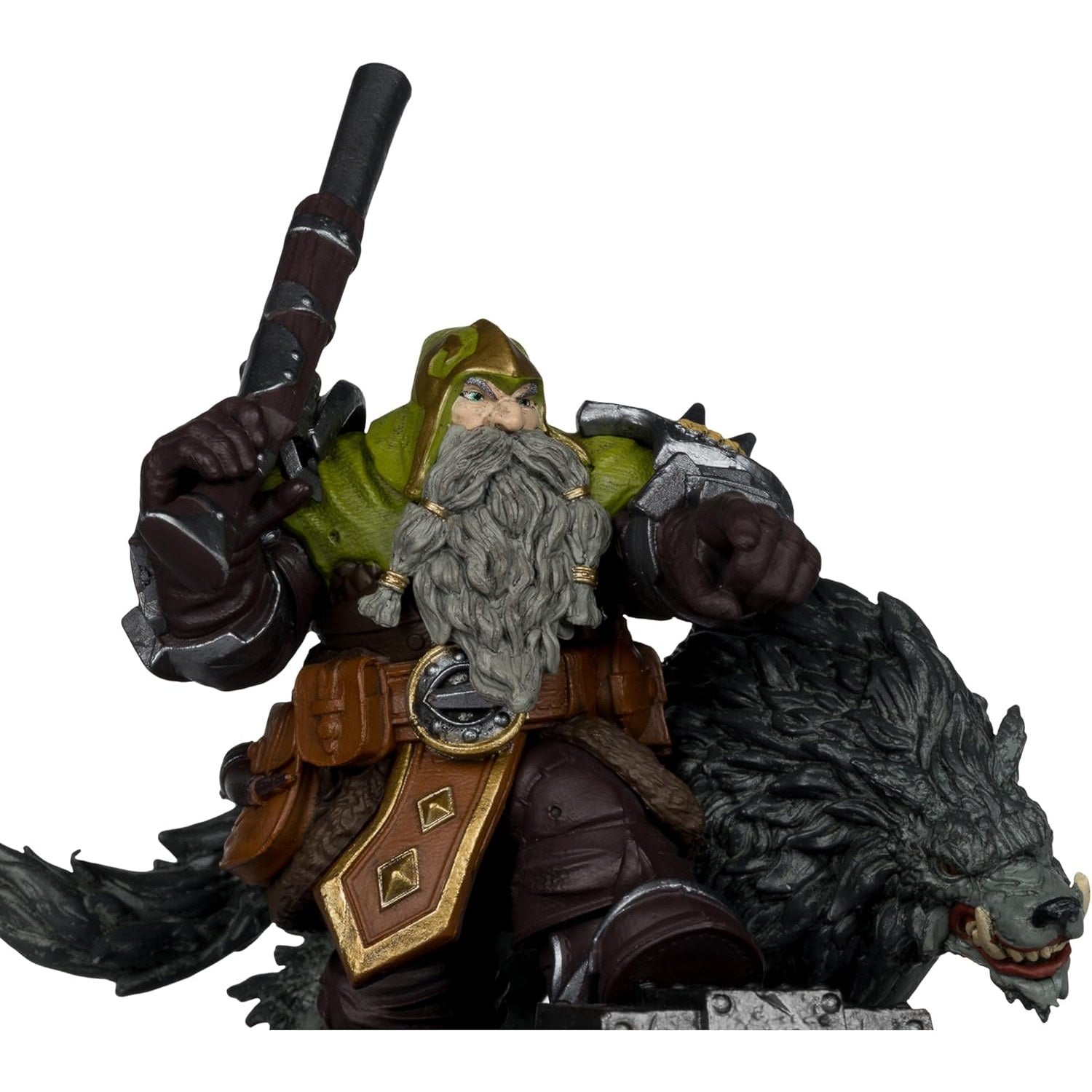 World of Warcraft Dwarf Hunter Beast Master & Marksman 1/12 Scale Figure - McFarlane Toys Wave 2