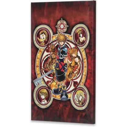 Kingdom Hearts Art Print on Gallery Wrapped Canvas - Disney, Open Road Brands