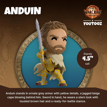 World of Warcraft: The War Within Anduin Vinyl Figure - Youtooz - World of Warcraft: The War Within Collection #3