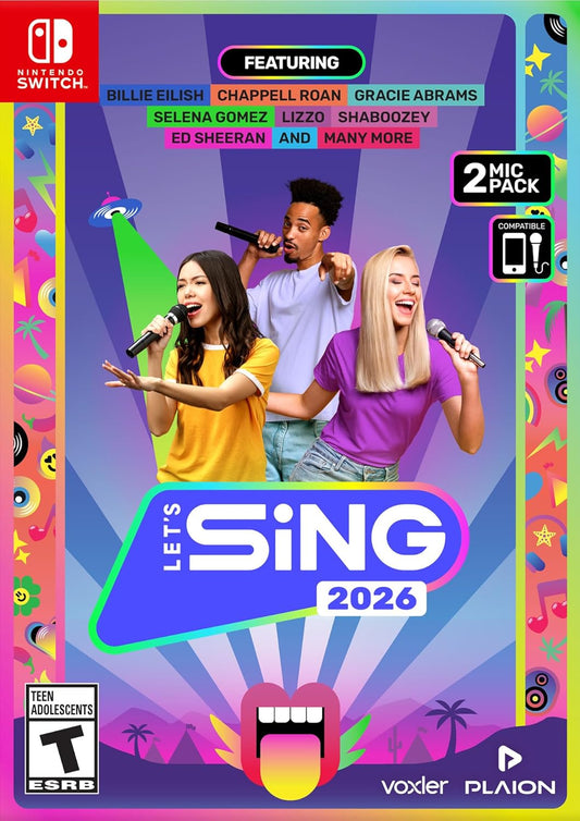 Let's Sing 2026: 2 Mic Pack - Nintendo Switch - Deep Silver