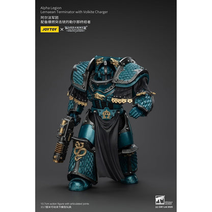 Warhammer: The Horus Heresy Alpha Legion Lernaean Terminator with Volkite Charger 1:18 Scale Action Figure - JoyToy