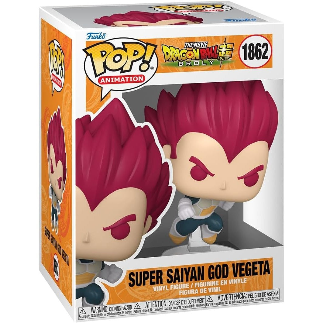 Dragon Ball Super: Broly Super Saiyan God Vegeta Vinyl Figure - Funko - POP! Animation