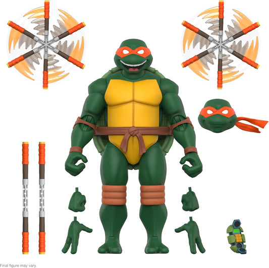 Teenage Mutant Ninja Turtles Michelangelo 7" Action Figure - Super7 - ULTIMATES! Wave 12