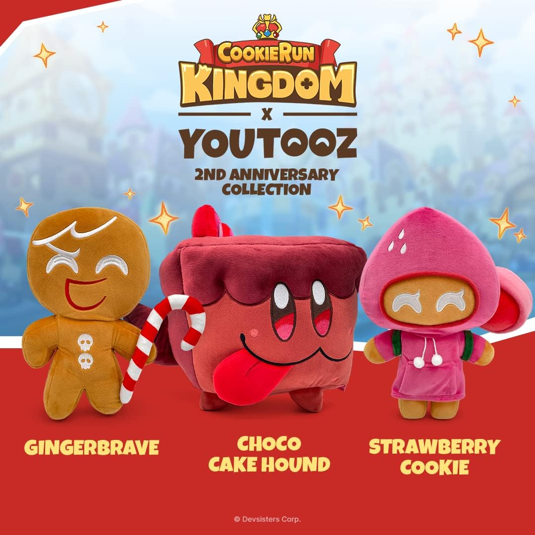 Cookie Run Kingdom Choco Cake Hound Plush - Youtooz