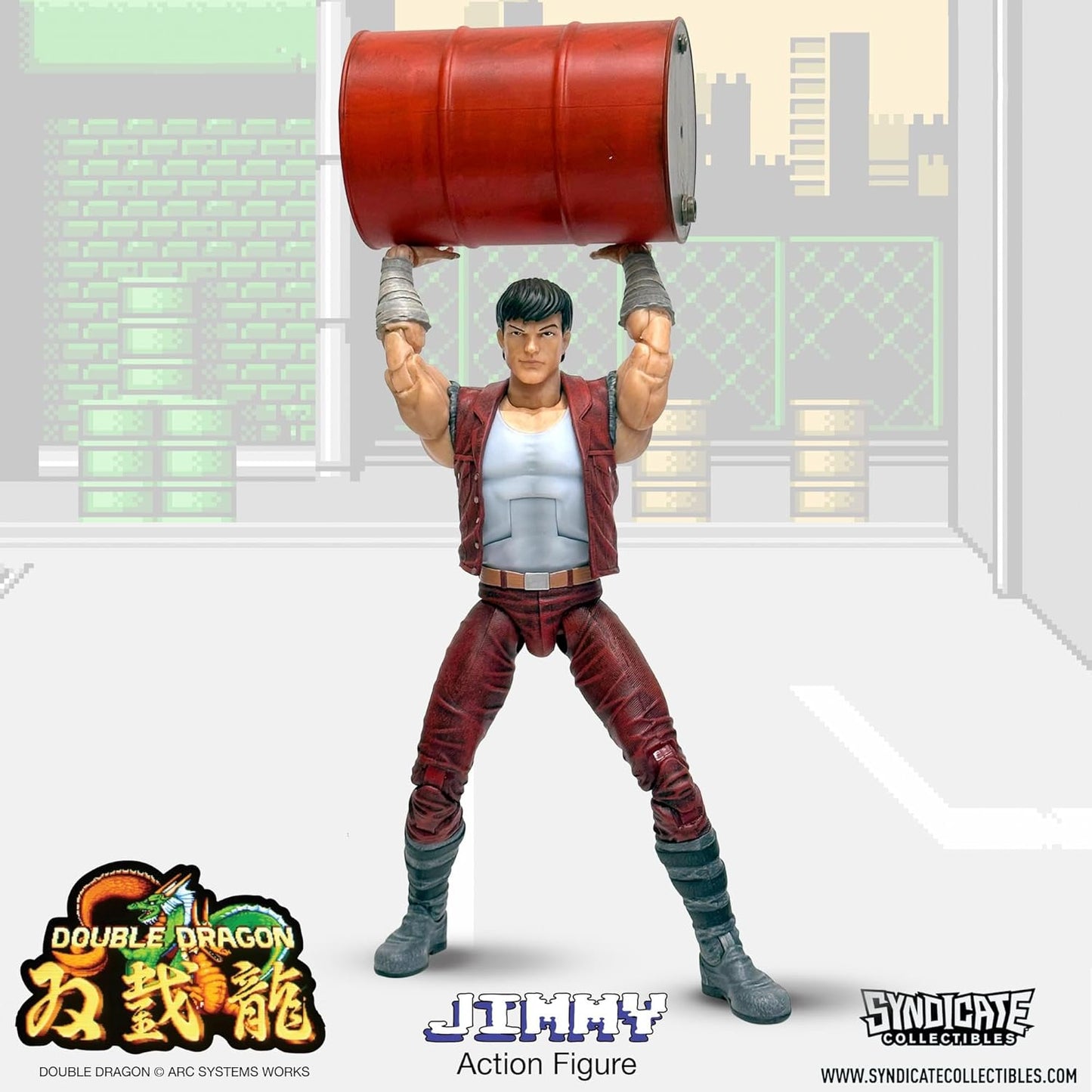 Double Dragon Jimmy Lee Action Figure - Syndicate Collectibles