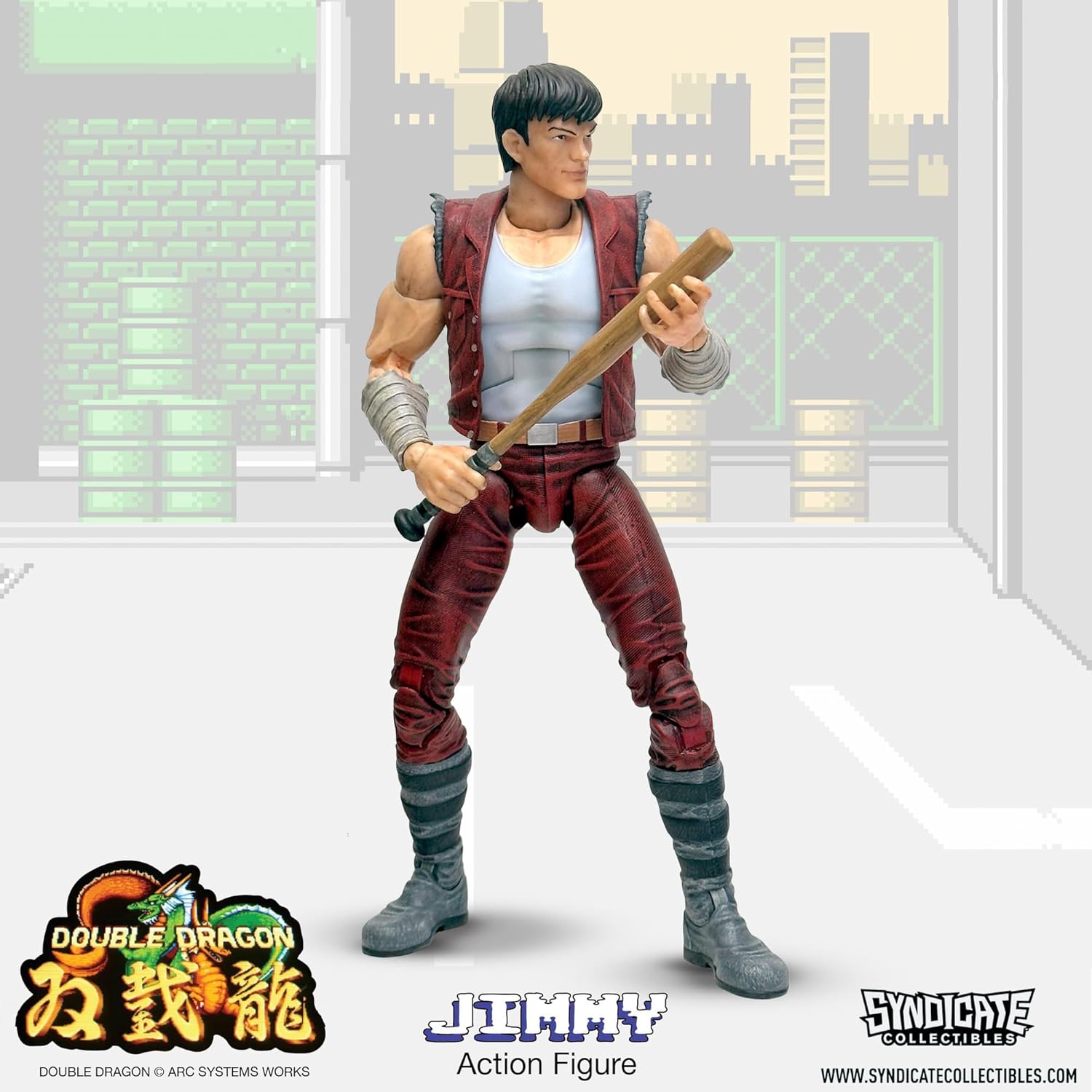 Double Dragon Jimmy Lee Action Figure - Syndicate Collectibles