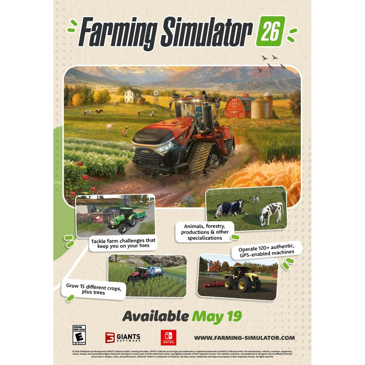Farming Simulator 26: Nintendo Switch Edition - Nintendo Switch - Solutions 2 Go