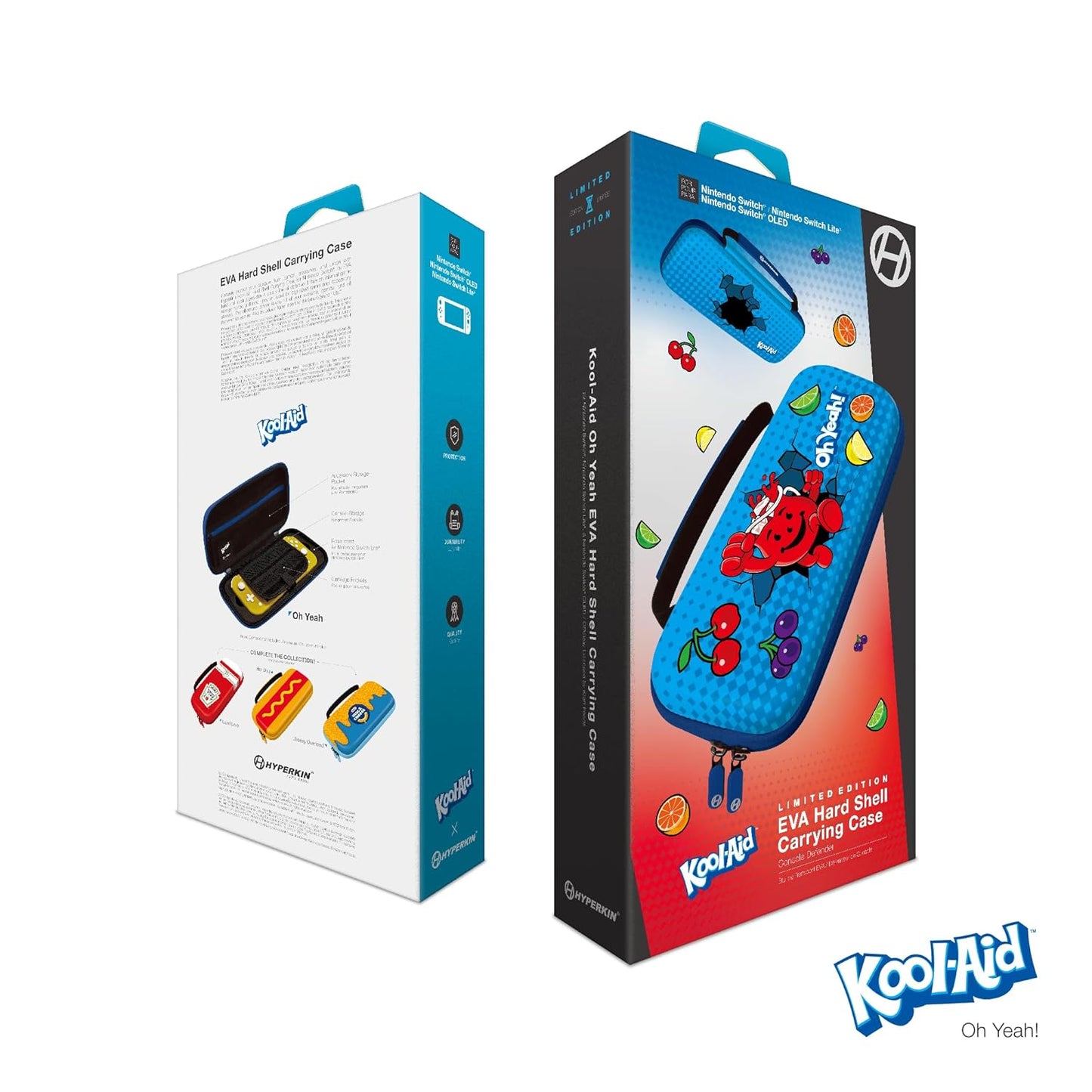 Kool-Aid "Oh Yeah!" EVA Hard Shell Carrying Case - Nintendo Switch - Hyperkin Limited Edition