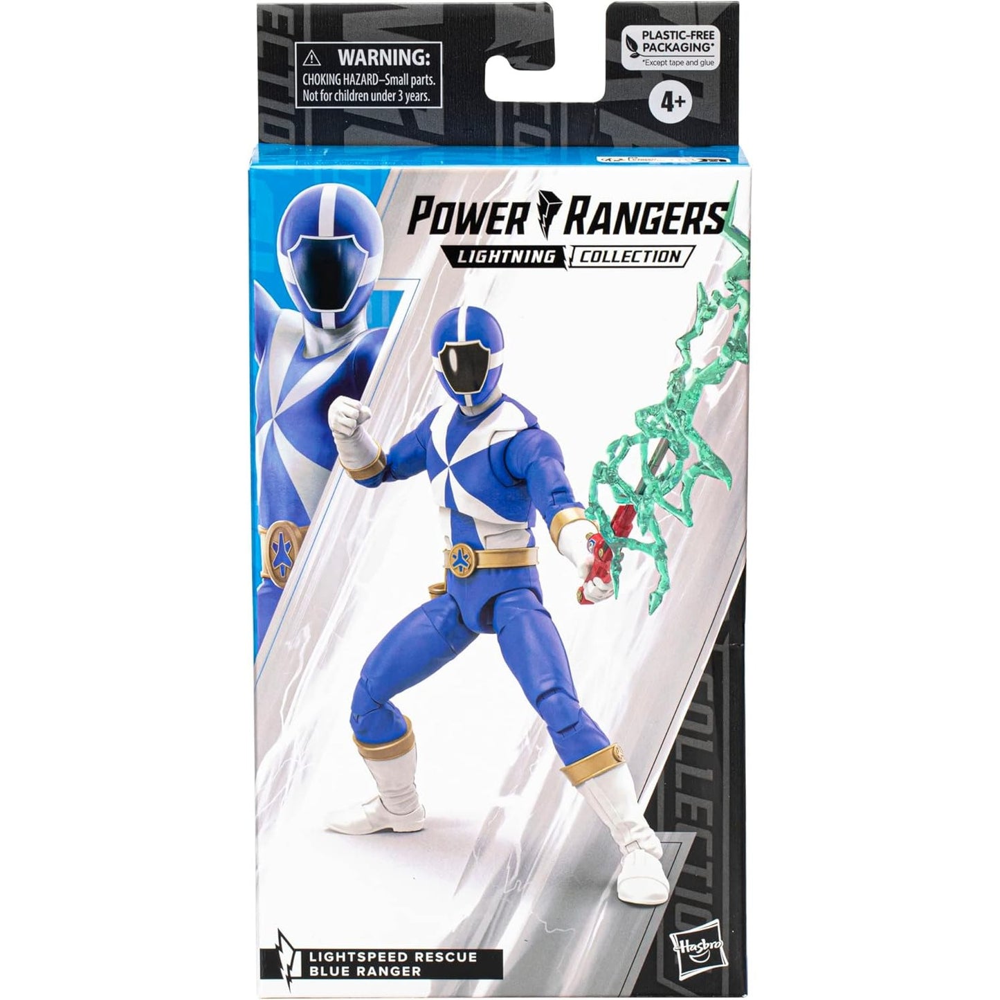 Power Rangers Lightspeed Rescue Blue Ranger Action Figure - Hasbro - Lightning Collection