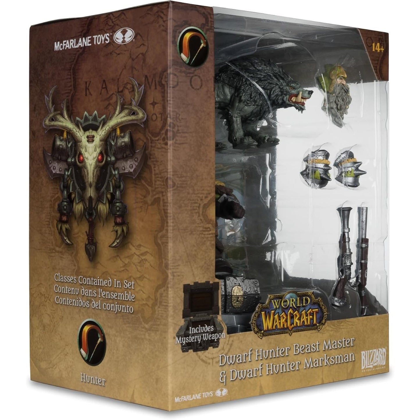 World of Warcraft Dwarf Hunter Beast Master & Marksman 1/12 Scale Figure - McFarlane Toys Wave 2