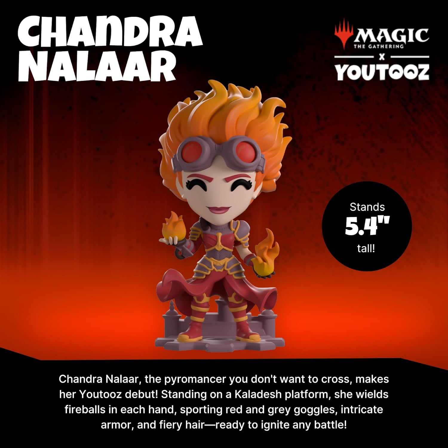 Magic: The Gathering Chandra Nalaar Vinyl Figure - Youtooz - Magic: The Gathering Collection #1