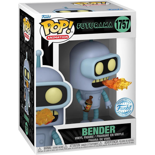 Futurama Bender Vinyl Figure - Funko POP! Animation #1757 - Specialty Series Exclusive!