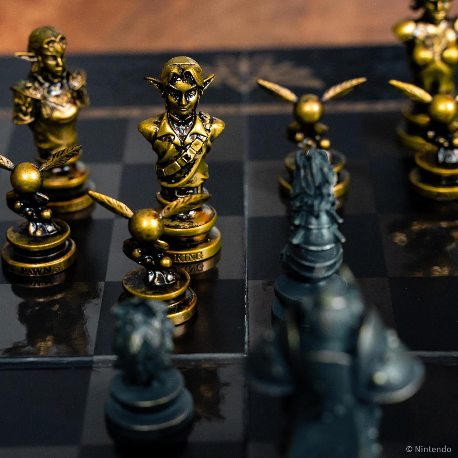 The Legend of Zelda Link vs. Ganondorf Chess Set - 32 Pieces, USAopoly - Officially Licensed by Nintendo