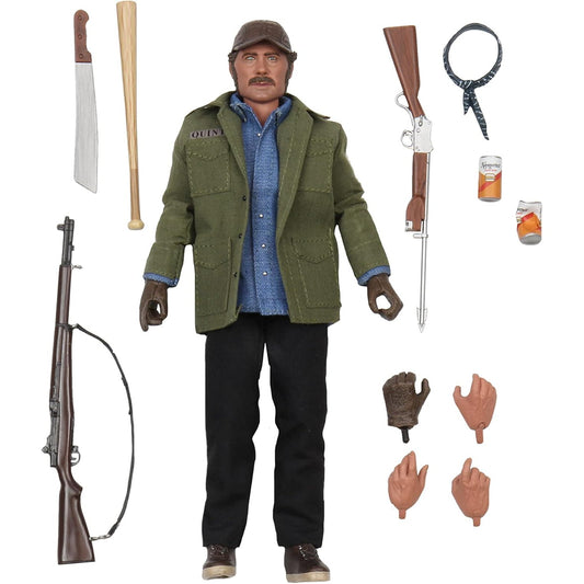 Jaws Shark Battle Sam Quint 8" Clothed Action Figure - NECA