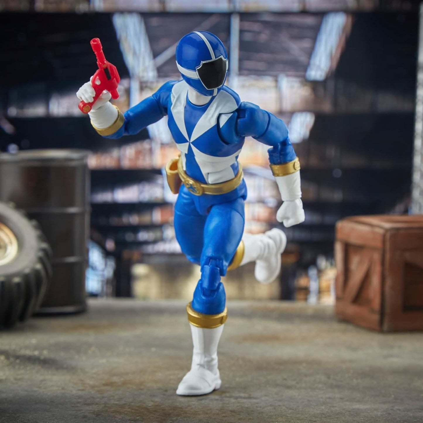 Power Rangers Lightspeed Rescue Blue Ranger Action Figure - Hasbro - Lightning Collection