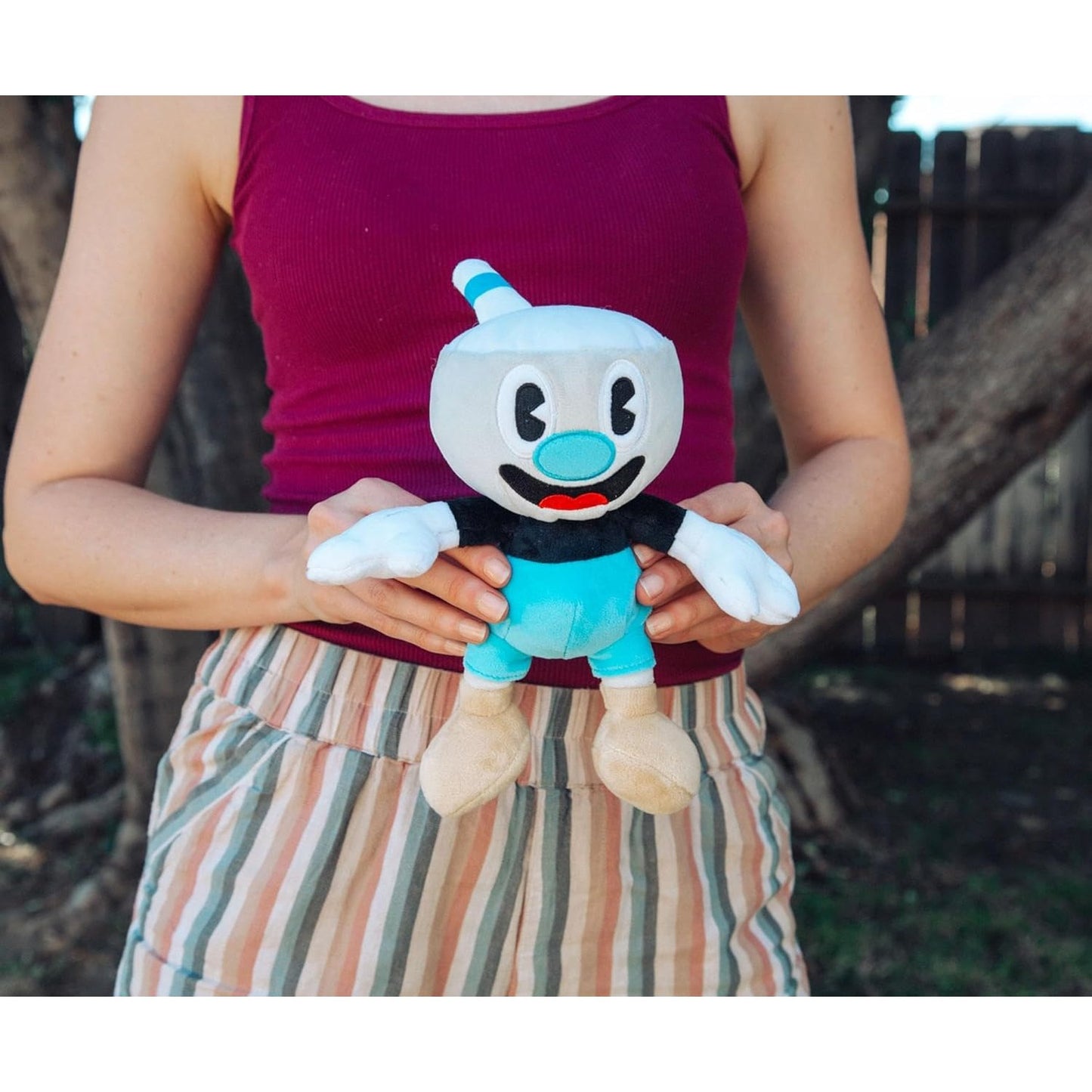 Cuphead Mugman 8" Collector Plush Toy - Toynk