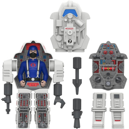 G.I. Joe Super Cyborg S.N.A.K.E. Armor Full Color Gray Ver. Figure - Super7 - An SDCC 2023 Exclusive!