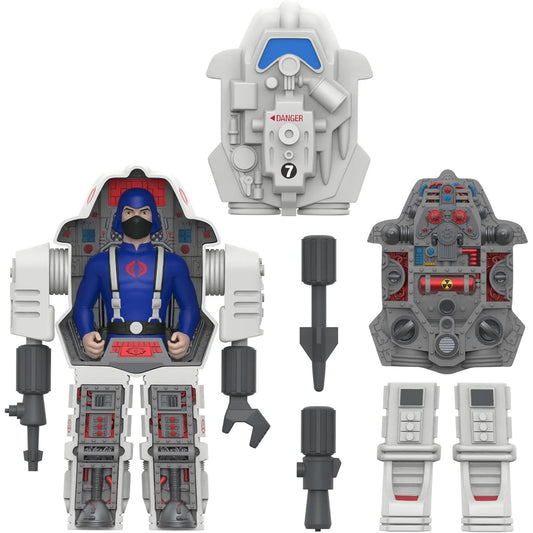 G.I. Joe Super Cyborg S.N.A.K.E. Armor Full Color Gray Ver. Figure - Super7 - An SDCC 2023 Exclusive!