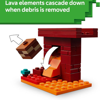 LEGO Minecraft: The Nether Lava Battle Building Toy - LEGO #21266