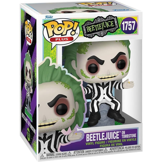 Beetlejuice on Tombstone Vinyl Figure - Funko - POP! Plus #1757