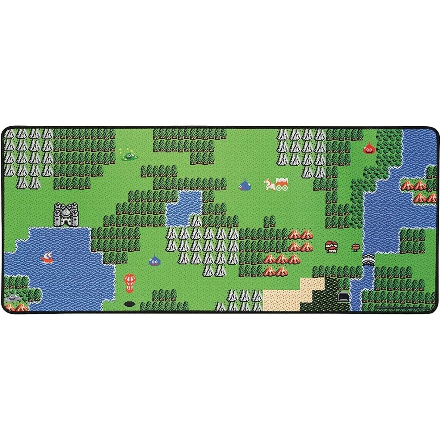Dragon Quest Pixel Map Gaming Mouse Pad - Large 31.5" x 15.75" - Square Enix