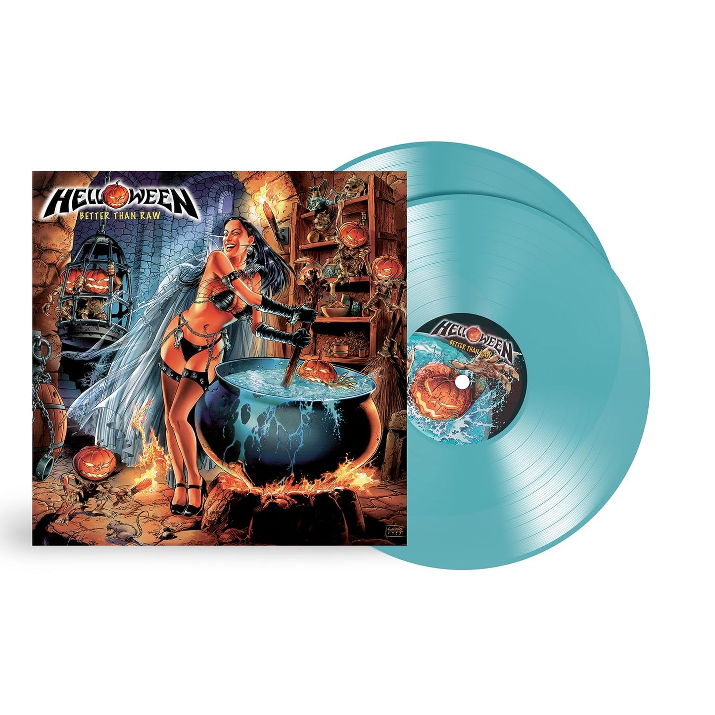 Better Than Raw - Helloween - 2-LP Set, Turquoise Vinyl, BMG