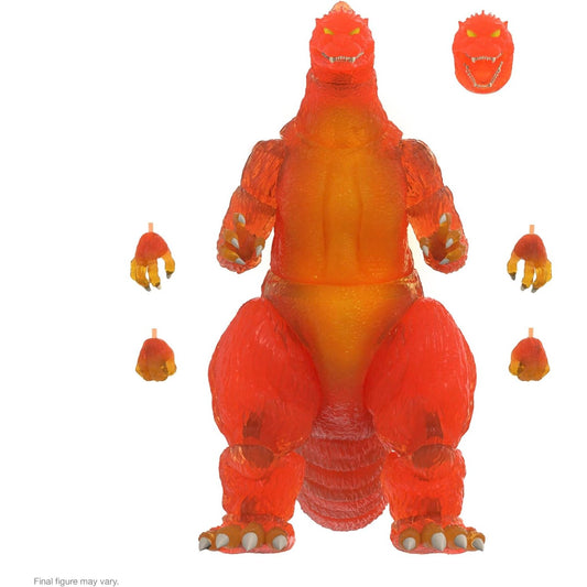 Godzilla vs. Destoroyah Blazing Godzilla 1200° Clear Orange Action Figure - Super7 Toho ULTIMATES!