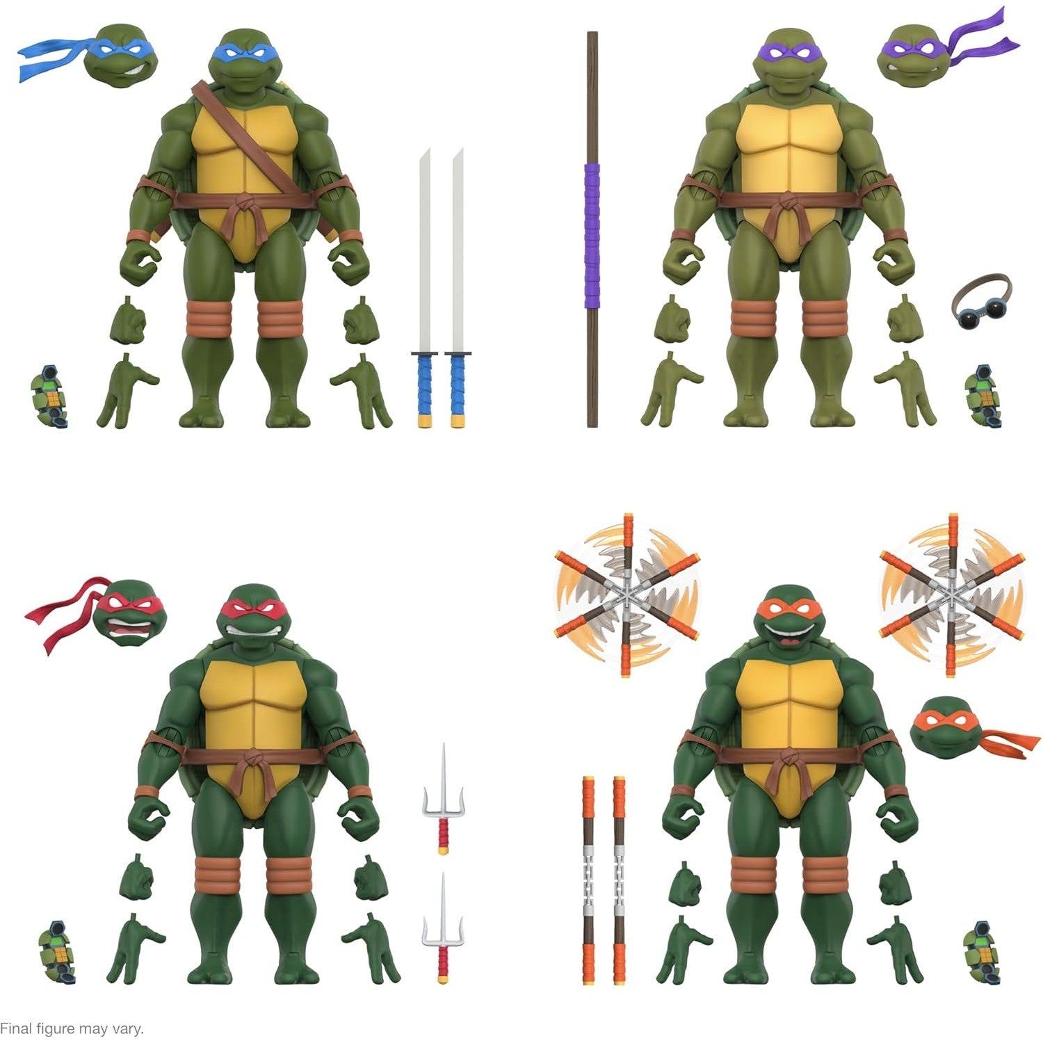 Teenage Mutant Ninja Turtles Donatello 7" Action Figure - Super7 - ULTIMATES! Wave 12