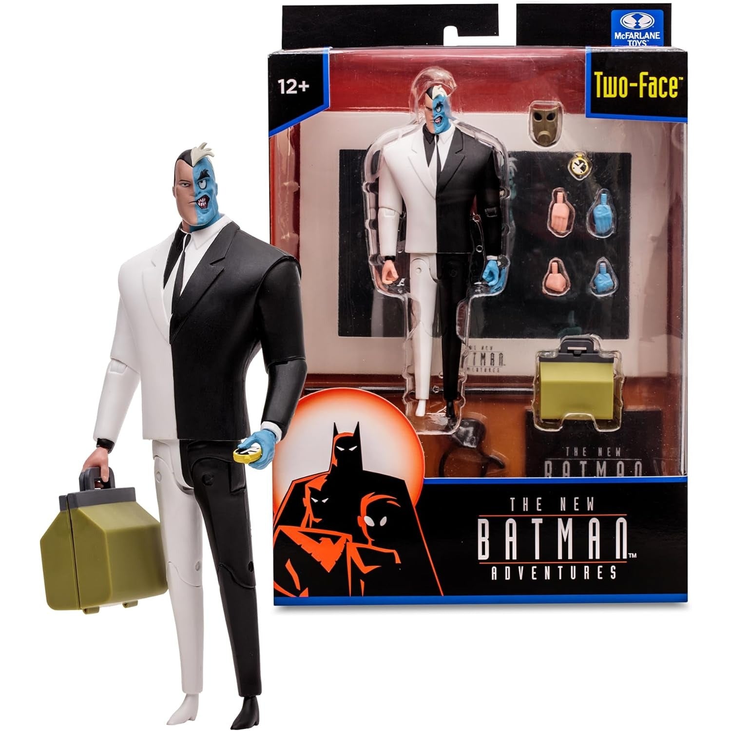 The New Batman Adventures Two-Face Action Figure - McFarlane Toys, DC Direct - Wave 1