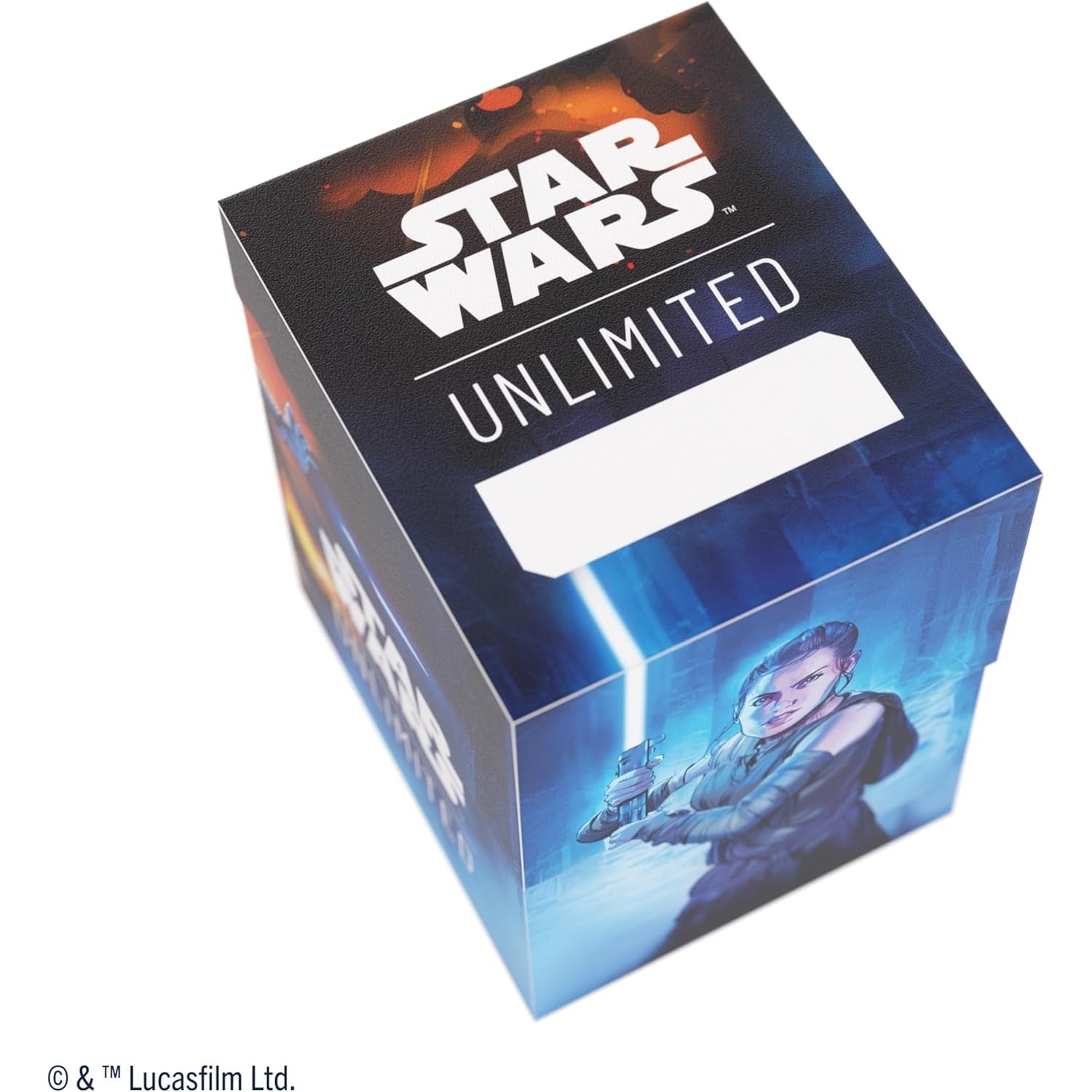 Star Wars Unlimited TCG Rey & Kylo Ren Soft Crate Deck Box - Holds 60 Double-Sleeved Cards - Gamegenic