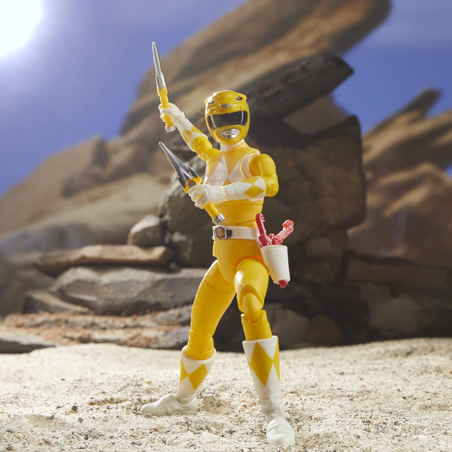 Power Rangers Yellow Ranger Action Figure - Hasbro - Lightning Collection