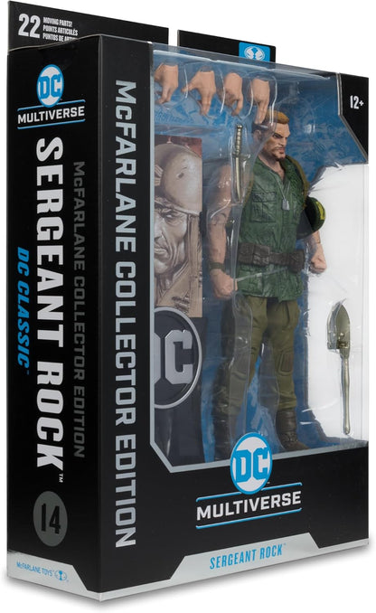 DC Multiverse Sergeant Rock Action Figure - McFarlane Toys - Wave 5, Collector Edition #14