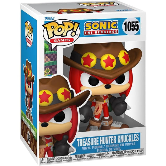 Sonic the Hedgehog Treasure Hunter Knucles Vinyl Figure - Funko - POP! Games #1055