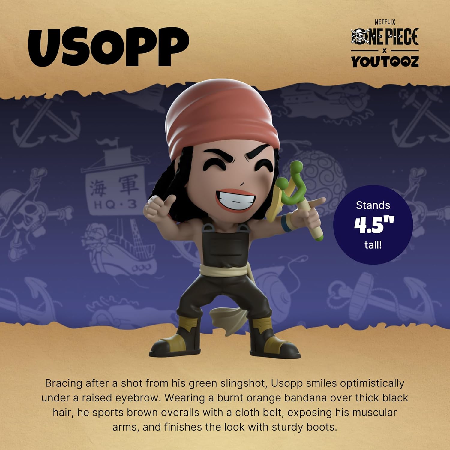 One Piece Usopp Vinyl Figure - Youtooz - One Piece Collection