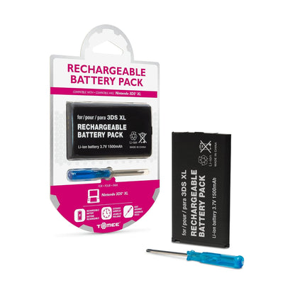 Rechargeable New 3DS XL / 3DS XL Battery Pack - Nintendo 3DS - Tomee