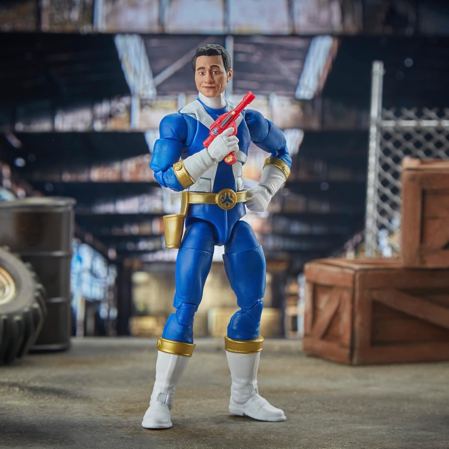 Power Rangers Lightspeed Rescue Blue Ranger Action Figure - Hasbro - Lightning Collection