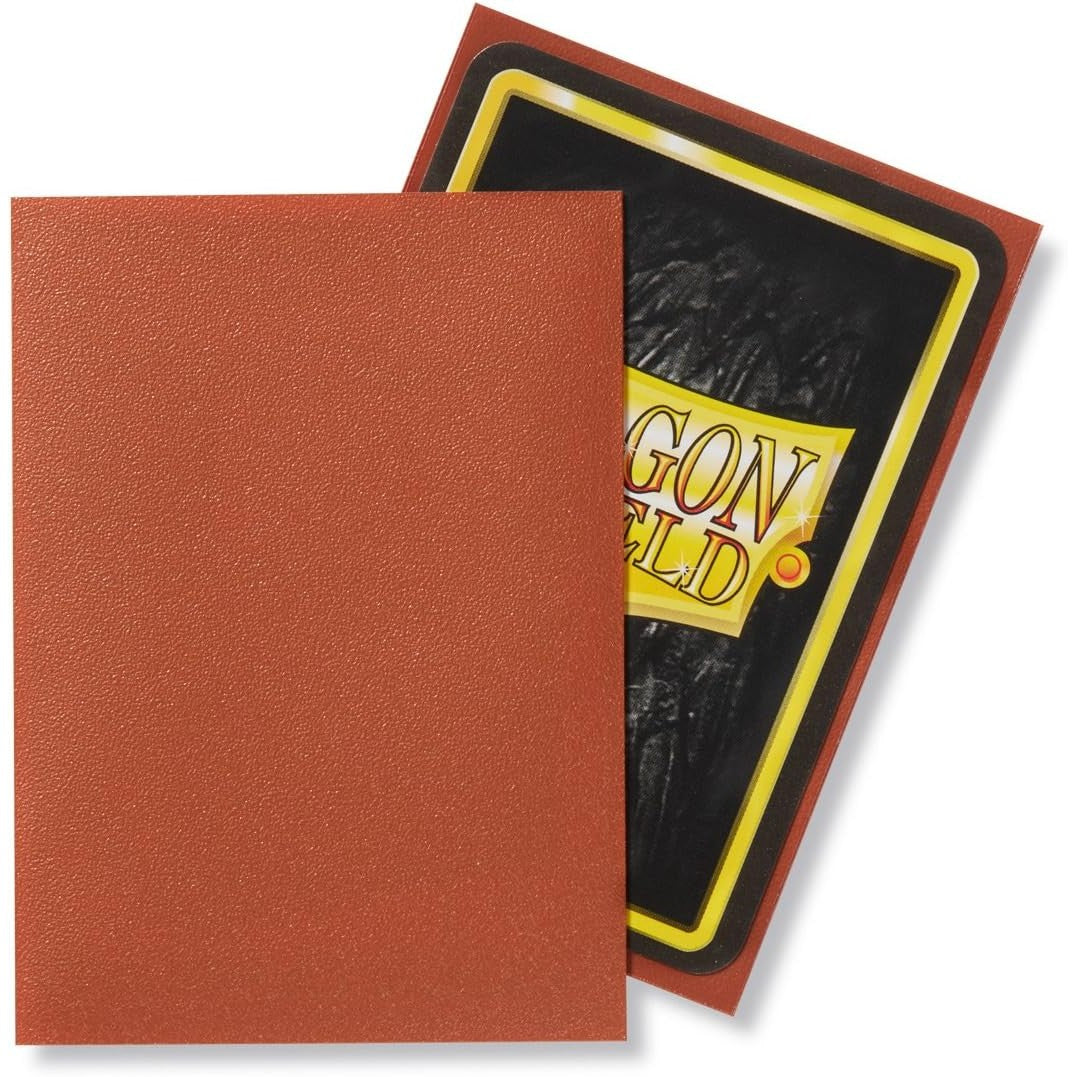 Dragon Shield Matte TCG Card Sleeves - Copper, 100 Count, Standard Size - Arcane Tinmen