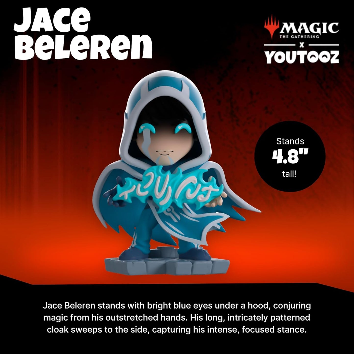 Magic: The Gathering Jace Beleren Vinyl Figure - Youtooz - Magic: The Gathering Collection #0