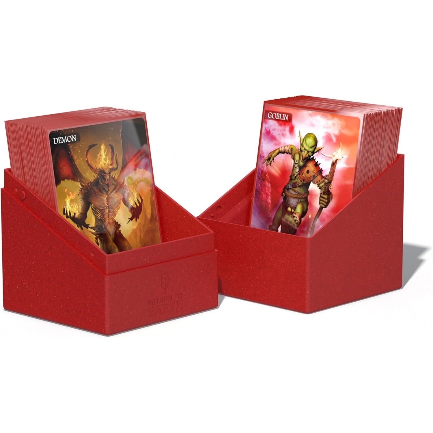 Return to Earth Boulder 100+ TCG Deck Case - Red, Holds 100 2x Sleeved Cards - Ultimate Guard