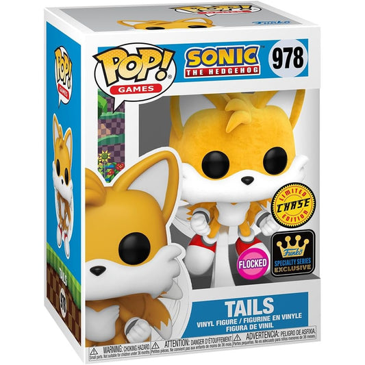 Sonic the Hedgehog Tails Chase Edition Flocked Vinyl Figure - Funko Specialty Series - POP! Games #978