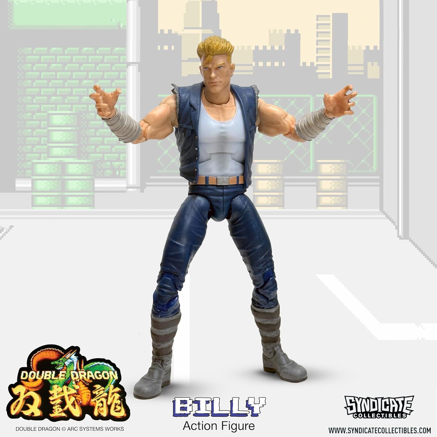 Double Dragon Billy Lee Action Figure - Syndicate Collectibles