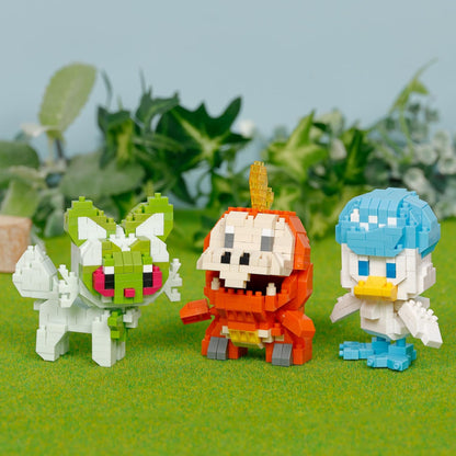 Pokemon Quaxly Figure Buiding Kit - Kawada - Nanoblock Series RS